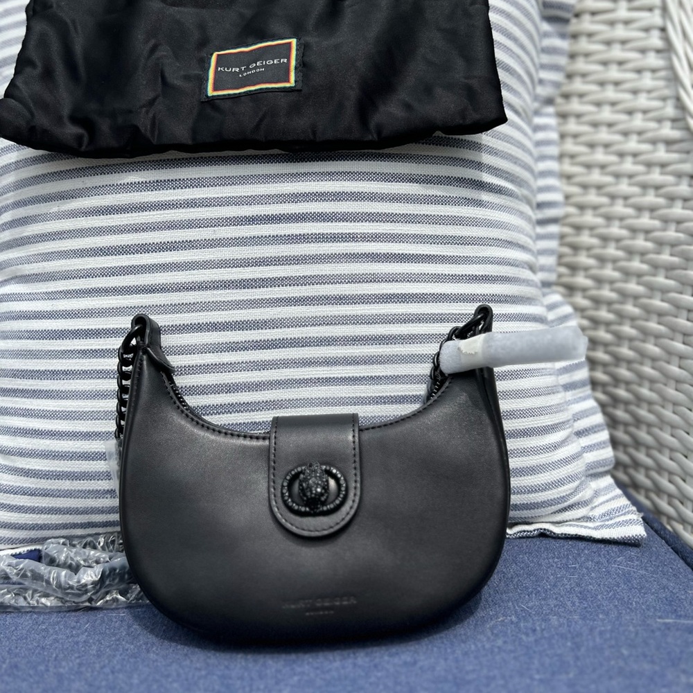 NWOT Kurt Geiger London Small Chelsea Drench Hobo Crossbody Bag - Picture 4 of 12